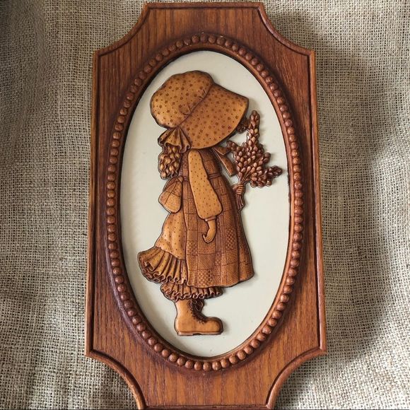 Vintage Holly Hobbie 1972 Wall Decor - Picture 4 of 6